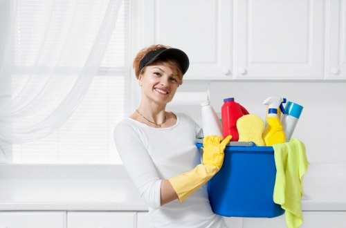 Cleaning a renovated Barnet home after building work