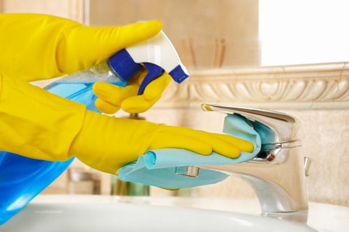 Staff training in safe cleaning procedures and product handling