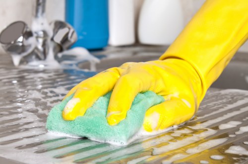 Detailed builders dust removal in a Barnet property