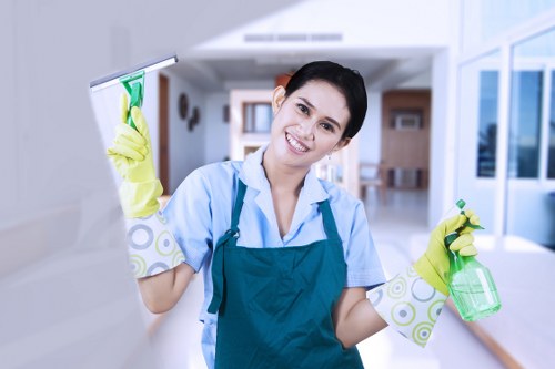 Local cleaners preparing a Barnet property for handover